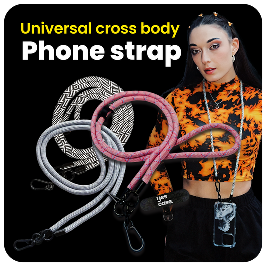 Universal cross body phone strap